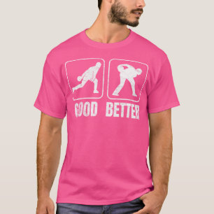 T-shirt Drôle Bowling à deux mains