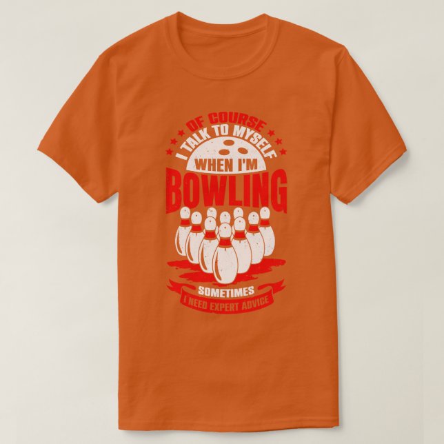 T-shirt Drôle Bowling Jeu Sport Bowler Cadeau (Design devant)