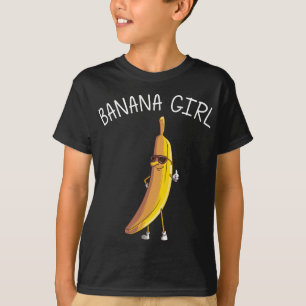 T-shirt Drôle cadeau Banane pour les filles Fruit mangeur