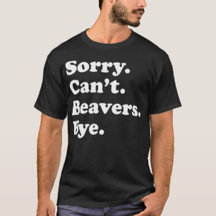 T-shirt Drôle cadeau Beaver pour hommes femmes garçons ou