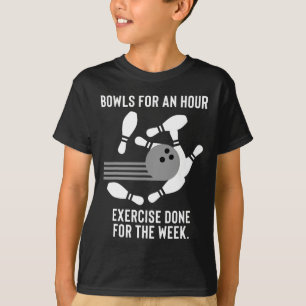T-shirt Drôle cadeau Bowling pour Lazy Bowlers