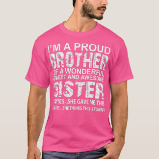 T-shirt drôle cadeau d'anniversaire pour frère de la fabul