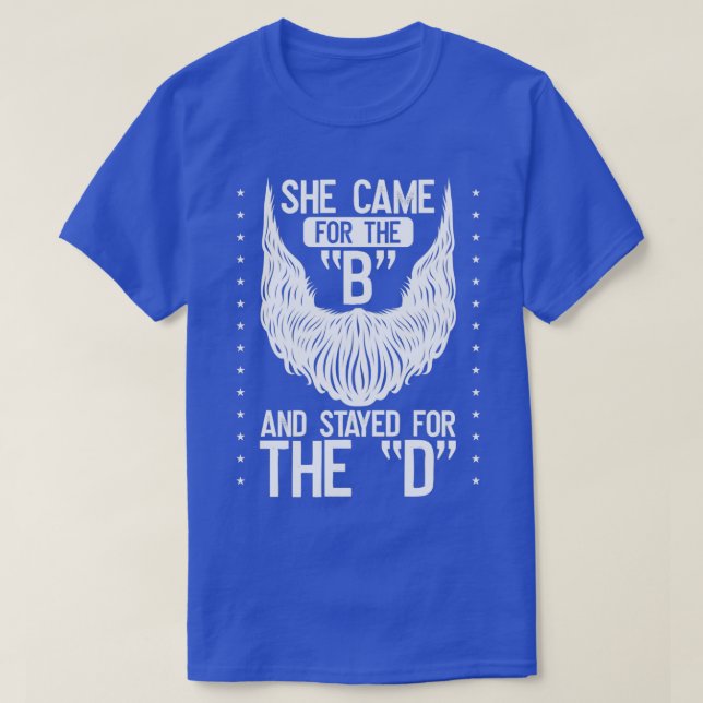 T-shirt Drôle cadeau de barbe 2 (Design devant)