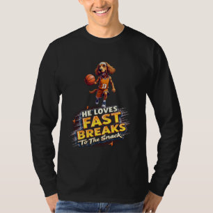 T-shirt Drôle cadeau de basket-ball pour Cocker Amoureux d