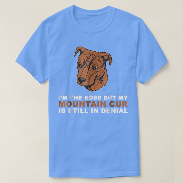 T-shirt Drôle cadeau de chien Cur Mountain Cur (Design devant)