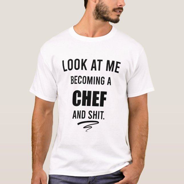 T-shirt Drôle cadeau de Cuisine pour Chef Drôle Chef (Devant)