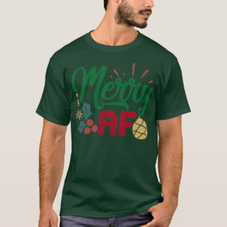 T-shirt Drôle cadeau de Noël Merry af