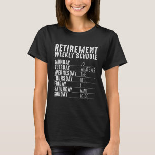 T-shirt Drôle Cadeau De Retraite Pour Hommes Femmes Cool 