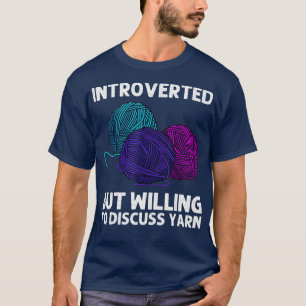 T-shirt Drôle cadeau de Tricot pour hommes femmes Fil Cro