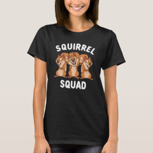 T-shirt Drôle Cadeau Écureuil Hommes Femme Cool Squad Rode