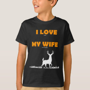 T-shirt Drôle Cadeau J'Aime Quand Ma Femme Me Laisse Tuer