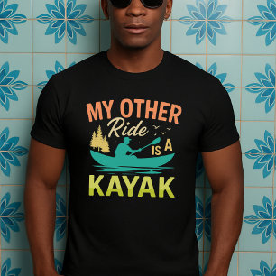 T-shirt drôle cadeau Kayak, papa maman amant