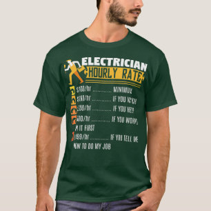 T-shirt Drôle cadeau Lineman pour un électricien
