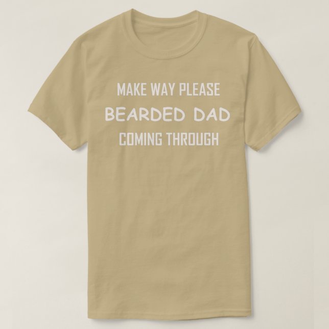 T-shirt Drôle cadeau père porteur (Design devant)
