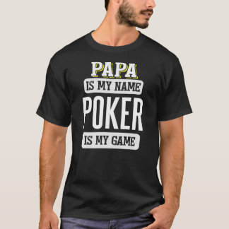 T-shirt Drôle cadeau Poker pour Papa Fête des pères