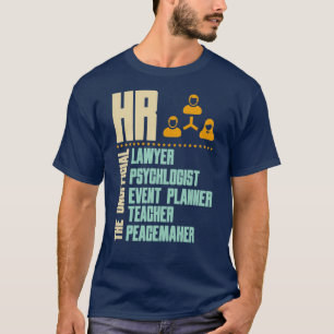 T-shirt Drôle cadeau pour la personne HR   HR Manager Idée