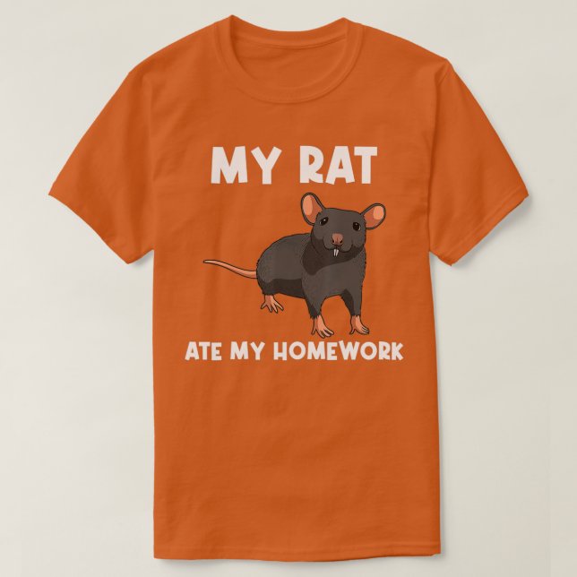 T-shirt Drôle Cadeau Rat Pour Enfants Garçons Filles Rue S (Design devant)