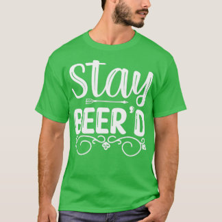 T-shirt Drôle Cadeaux Beard Stay Beered 3
