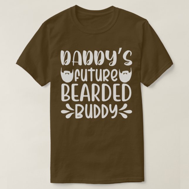 T-shirt Drôle Cadeaux De Barbe Pour Hommes Dures Futur Col (Design devant)