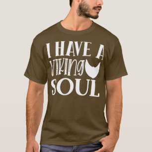 T-shirt Drôle Cadeaux De Barbe Pour Hommes J'Ai Une Âme Vi