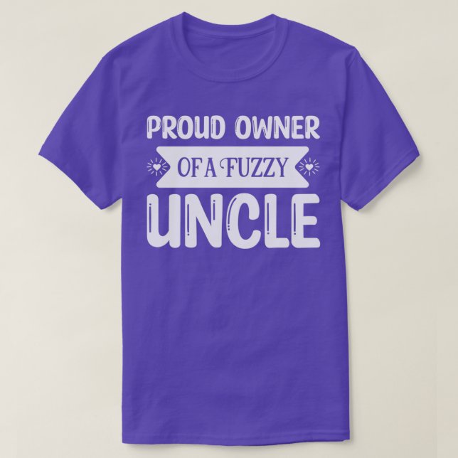 T-shirt Drôle Cadeaux De Barbe Propriétaire D'Un Oncle Fuz (Design devant)