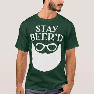 T-shirt Drôle Cadeaux De La Barbe Pour Hommes Rester Beere