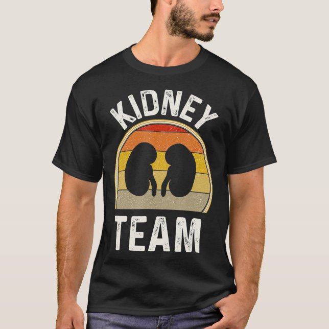 T-shirt Drôle Cadeaux du rein Néphrologie Infirmière Équip (Devant)