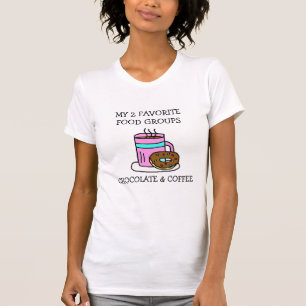 T-shirt Drôle café et Humour beignets