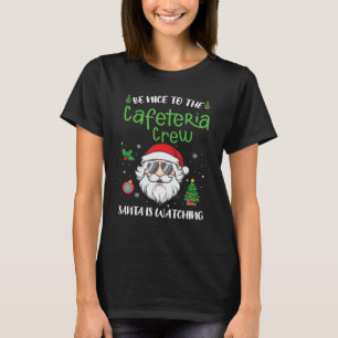 T-shirt Drôle Cafétéria Squad Crew Christmas School Lunch
