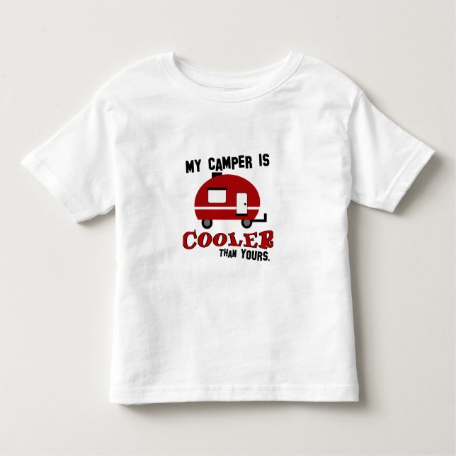 T-Shirt Drôle Camper Toddler (Devant)