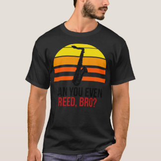 T-shirt Drôle Can Reed Lire Pun Tenor Saxophone Sax Marchi