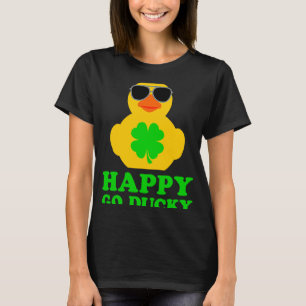 T-shirt Drôle Canard en Caoutchouc Quatre Lunettes de sole
