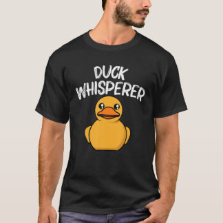 T-shirt Drôle Canard Pour Hommes Femmes Jaune Duckie Eau O