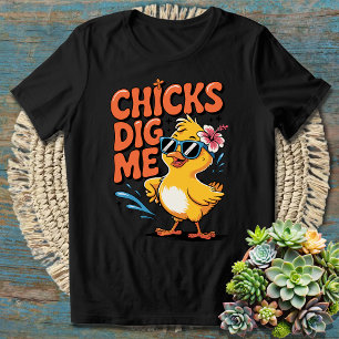 T-shirt Drôle Canard Poussins Creg Me - Amoureux des anima