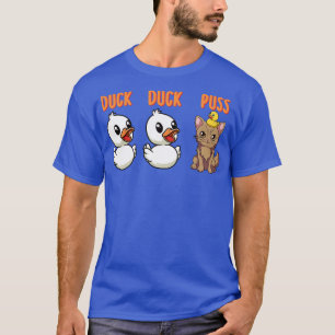 T-shirt Drôle Canard Pun de chat Mème Hommes Femmes Enfant