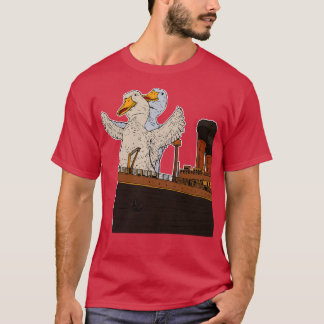 T-shirt Drôle Canards Oies Pun Mème Hommes Femmes Drôle Ca