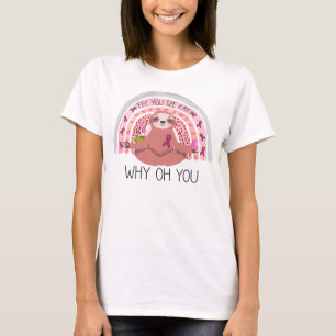 T-shirt drôle cancer du sein chemise de yoga guerrier pare