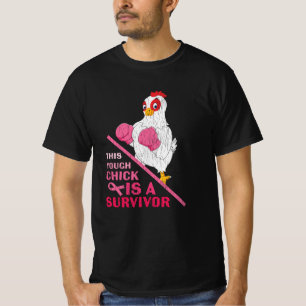 T-shirt Drôle Cancer du sein guerrière Survivor Fille Femm