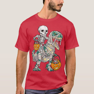 T-shirt Drôle Candysaurus Candy Corn Dinosaur Halloween à