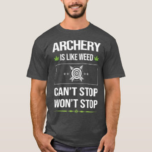 T-shirt Drôle Cant Stop Archer Archer Flèche Flèches Bow