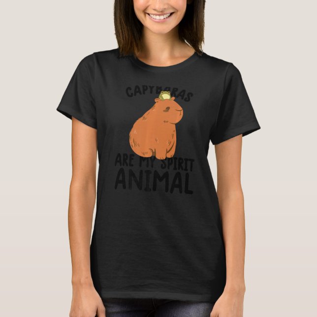 T-shirt drôle capybara chemise amoureux des animaux rongeu (Devant)