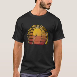 T-shirt Drôle Cardio Drumming entraînement Salle de fitnes