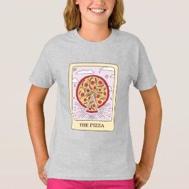 T-shirt Drôle Carte Tarot Pizza