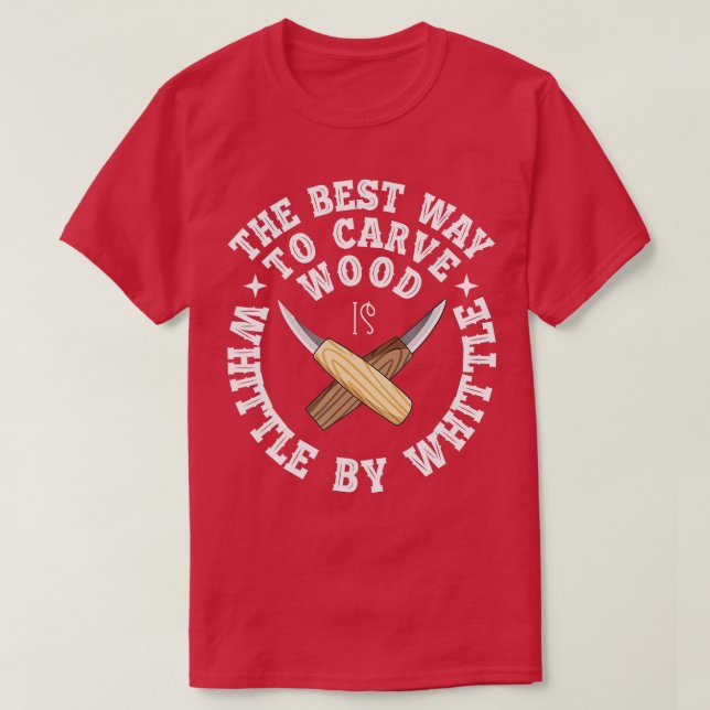 T-shirt Drôle Carving Wood Carving Blanchisserie Outils de (Design devant)