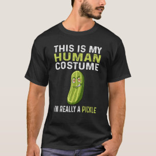 T-shirt Drôle Ceci est mon costume humain Je suis vraiment