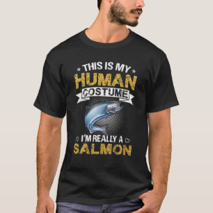 T-shirt Drôle, c'est mon costume humain Je suis vraiment u