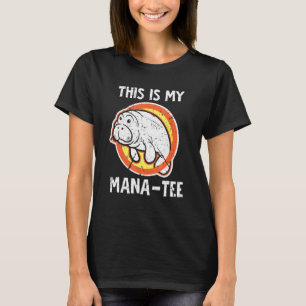 T-shirt Drôle C'est Mon Lamantin Pun Vache Marine Vie A