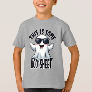 T-shirt Drôle 'C'Est Une Feuille De Boo' Cool Ghost Hallow