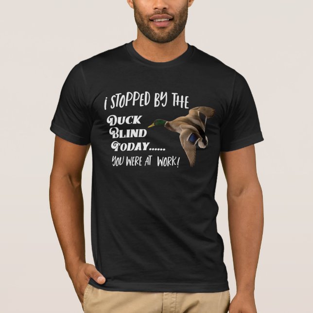 T-shirt Drôle Chasse au canard Mallard Duck Hommes (Devant)