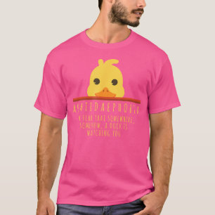 T-shirt Drôle Chasse Canard Anatidaephobia Ferme Animal Ca
